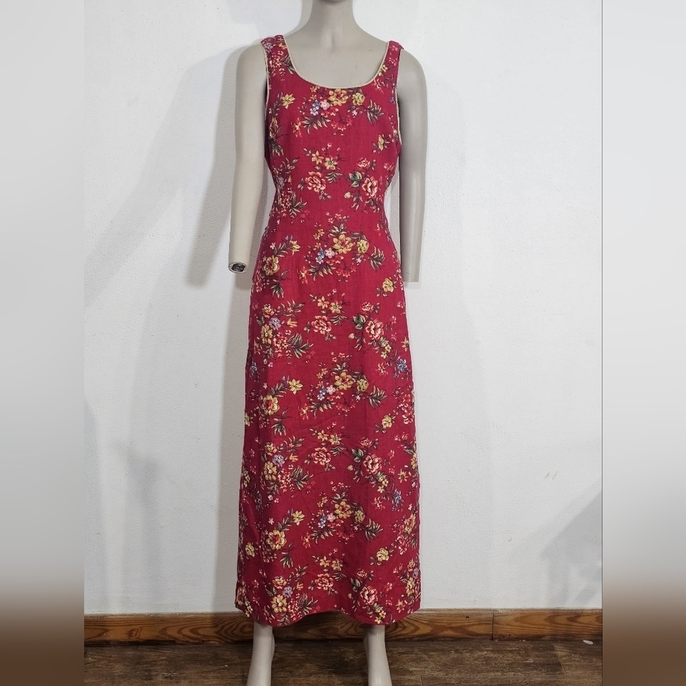 JYSSICA HOWARD Floral Red Maxi Dress